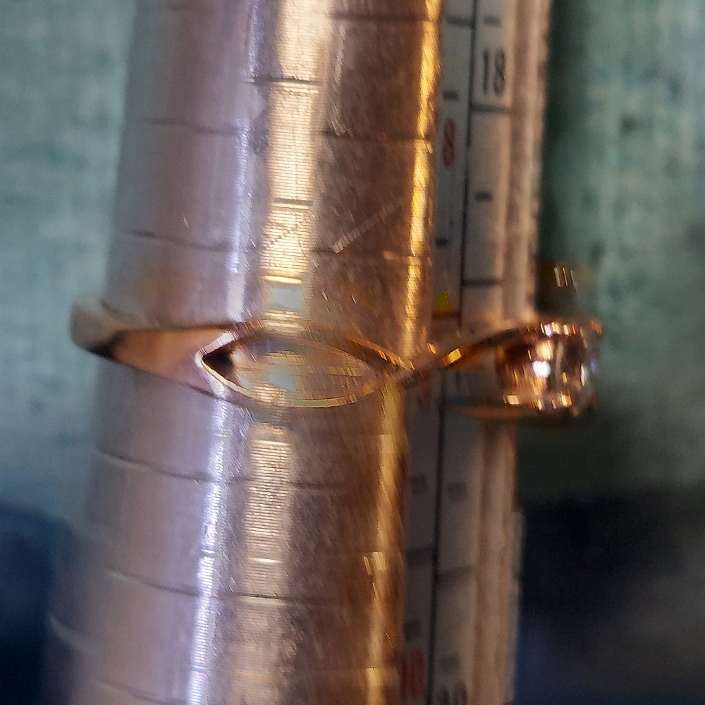 Moissanite Promise Ring - Picture 9 of 12